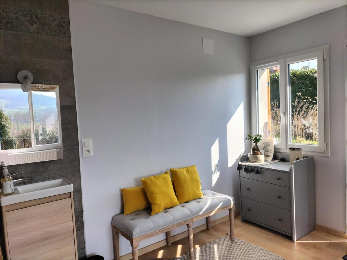 Agreable Chambre Meublee, Vue Sur La Vallee De L'Auxois Villy-en-Auxois المظهر الخارجي الصورة